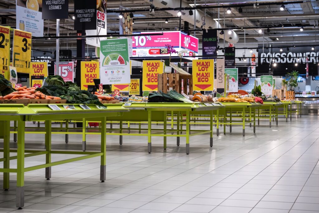 Agencement de magasin - Géant Casino Lanester