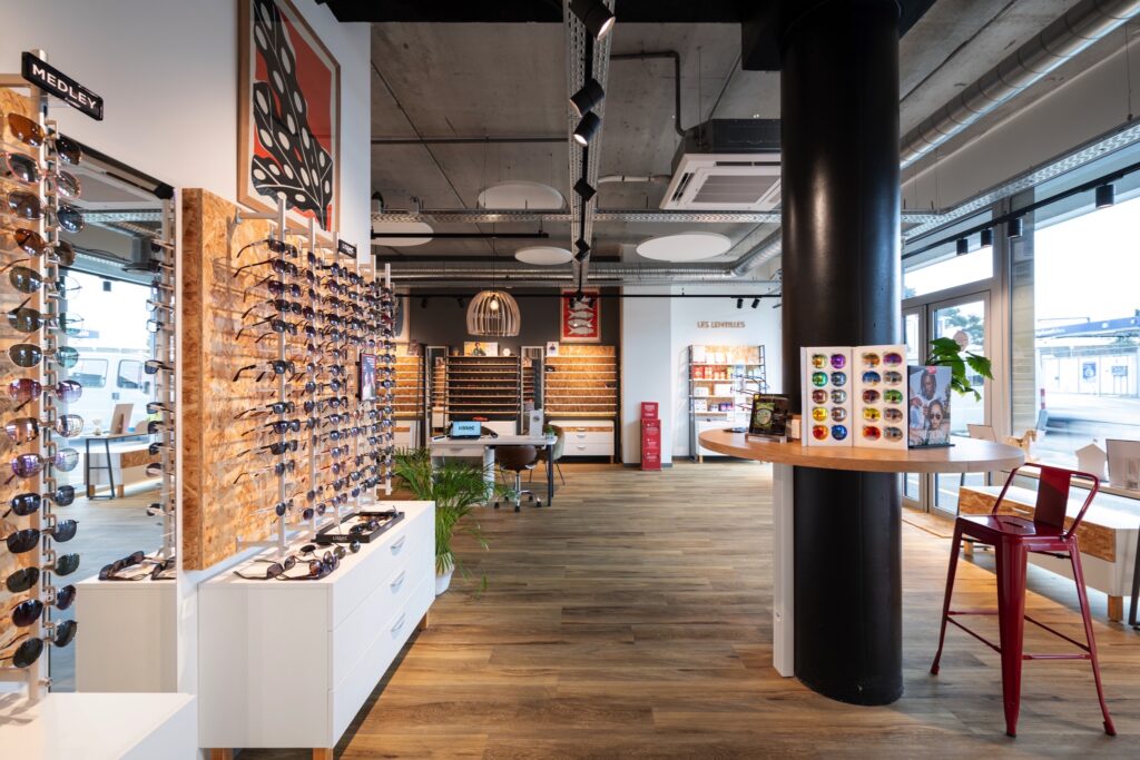 Agencement de magasin - Lissac Opticien Lanester