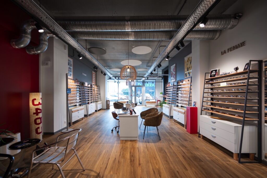 Agencement de magasin - Lissac Opticien Lanester