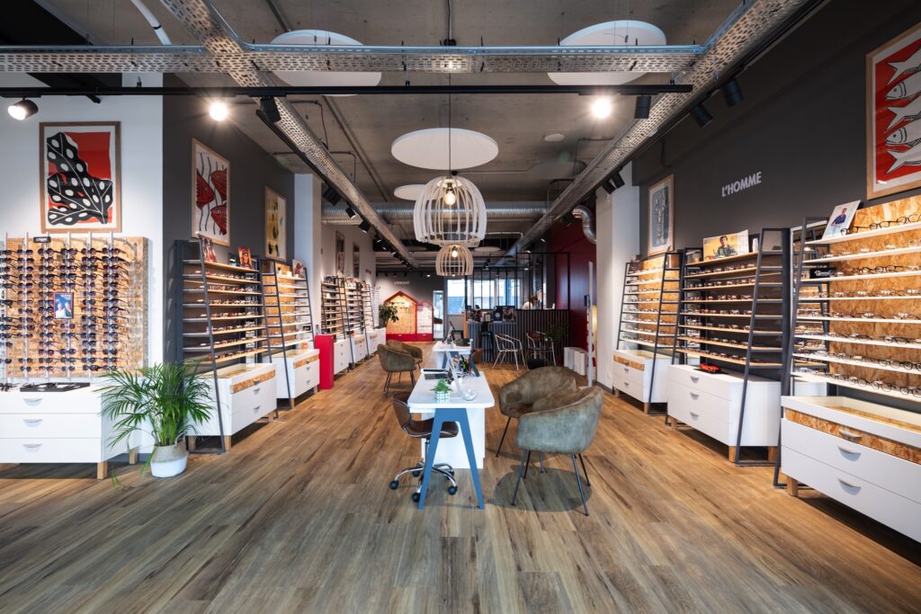 Agencement de magasin - Lissac Opticien Lanester